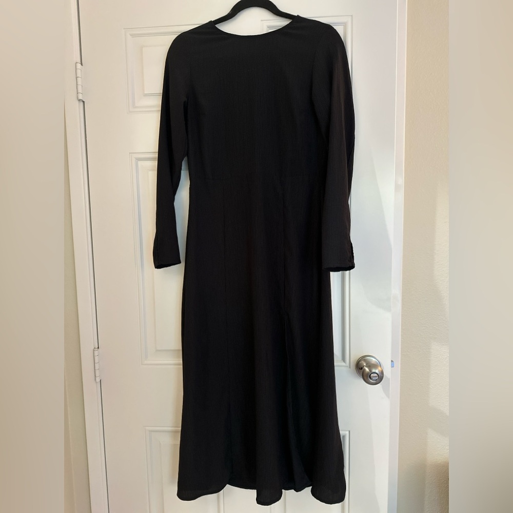 H&M Classic Black Long Sleeve Dress